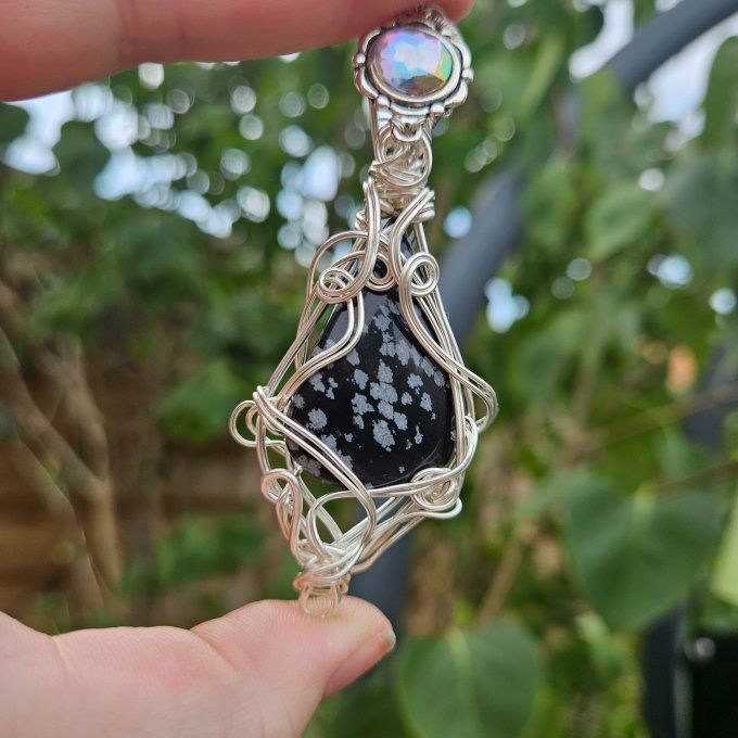Obsidienne Flocon de Neige ✨