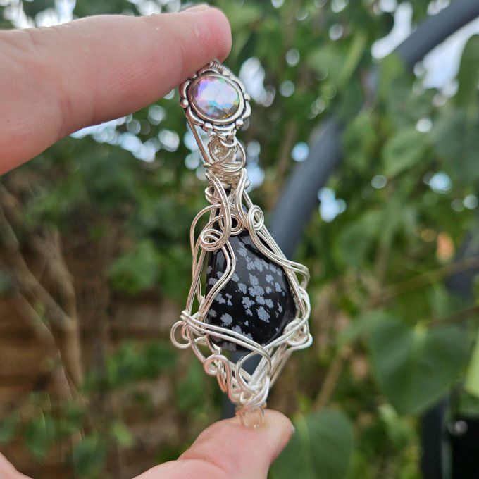 Obsidienne Flocon de Neige ✨