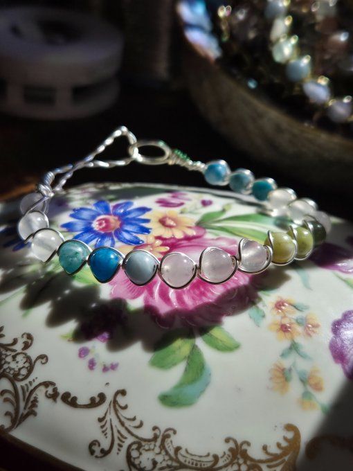 Bracelet Pétale au vent :Coeur Brisé  et traumas 