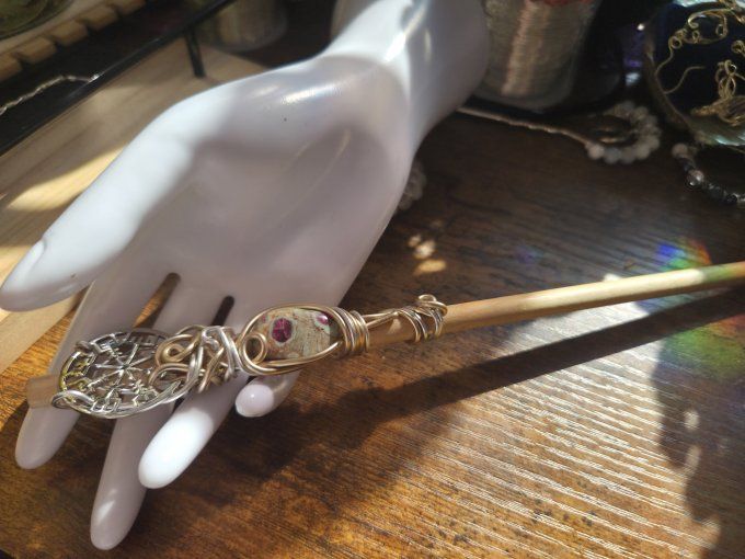 Baguette feu : connexion ombre et lumière 