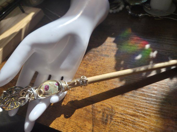 Baguette feu : connexion ombre et lumière 