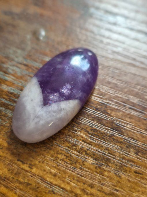  Bague Améthyste chevron✨ Ouverture & Équilibre   