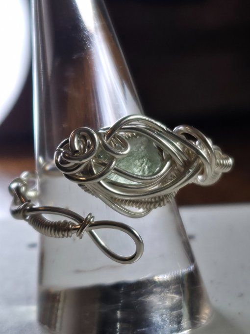  Bague ajustable Moldavite  - ✨Pierre des Étoiles