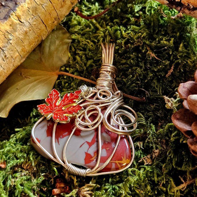 Jaspe Noorena ✨amulette citrouille 