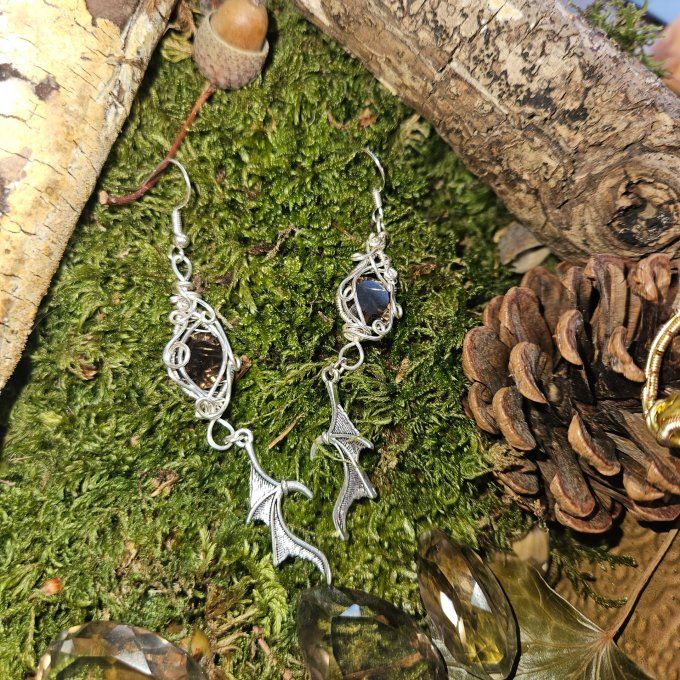Coffret Parure - Quartz fumée 