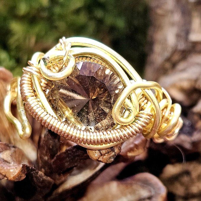 Quartz fumé  - Bague ✨ 