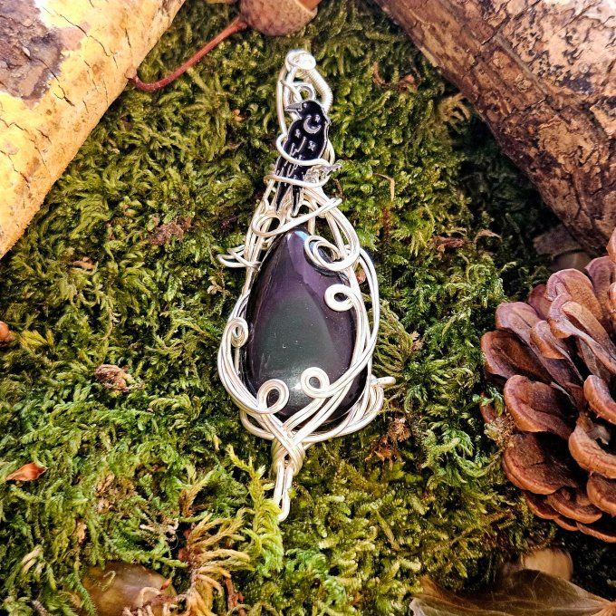 Obsidienne Oeil céleste-Obsidienne de feu 