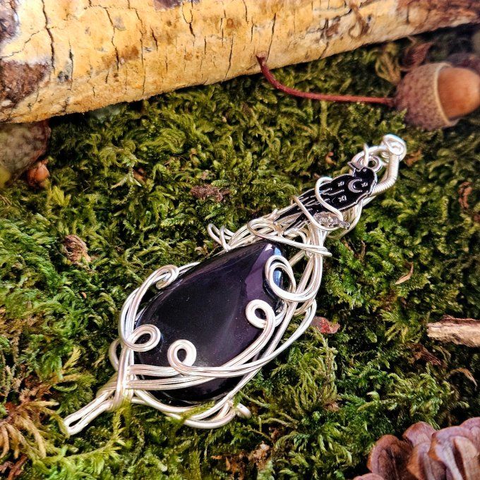 Obsidienne Oeil céleste-Obsidienne de feu 