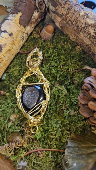 Onyx  Noire Druzy  
