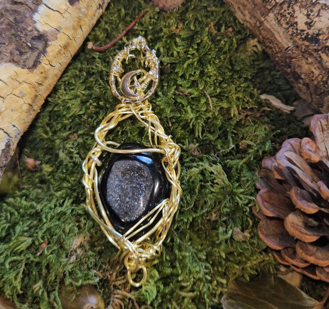 Onyx  Noire Druzy  