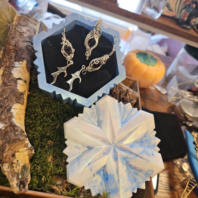 Coffret Parure - Quartz fumée 