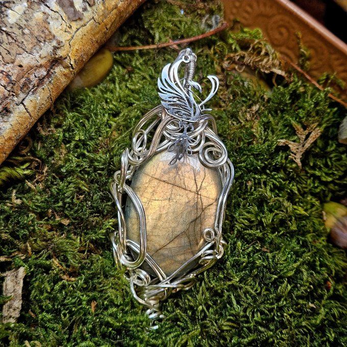 Labradorite jaune 