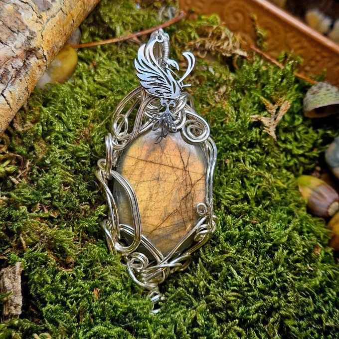 Labradorite jaune 
