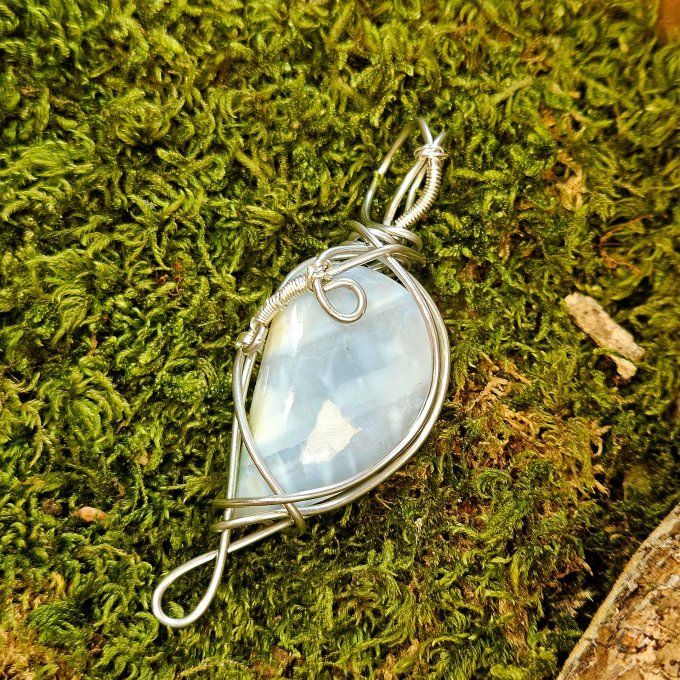  Amulette Opale Bleue Commune ✨