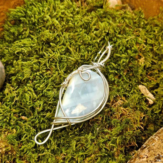  Amulette Opale Bleue Commune ✨