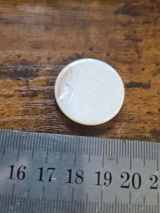 Nacre Blanche  - chevalliere pour Delphine violette