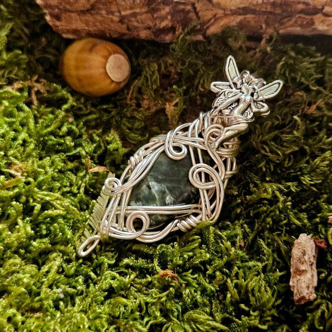 Seraphinite✨ Amulette - petite fée 