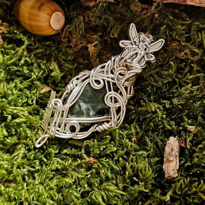 Seraphinite✨ Amulette - petite fée 