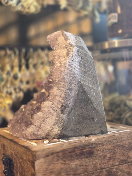 Druse amethyste trappiche 950 g -110mm