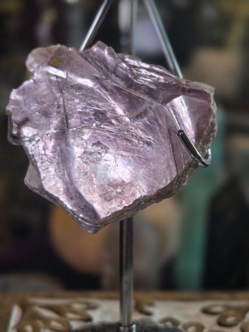 Tranche lepidolite 60 mm