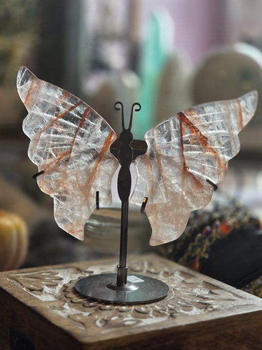 Papillon Quartz Hematoide 150 mm