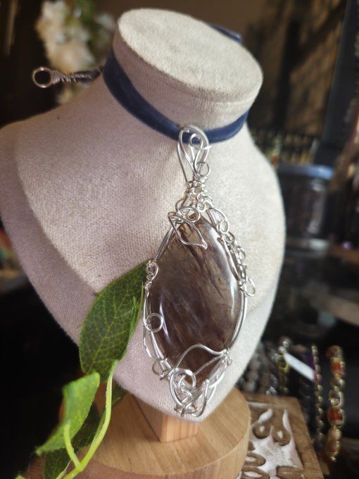 Amulette Quartz hématoïde ✨transforme l'énergie 