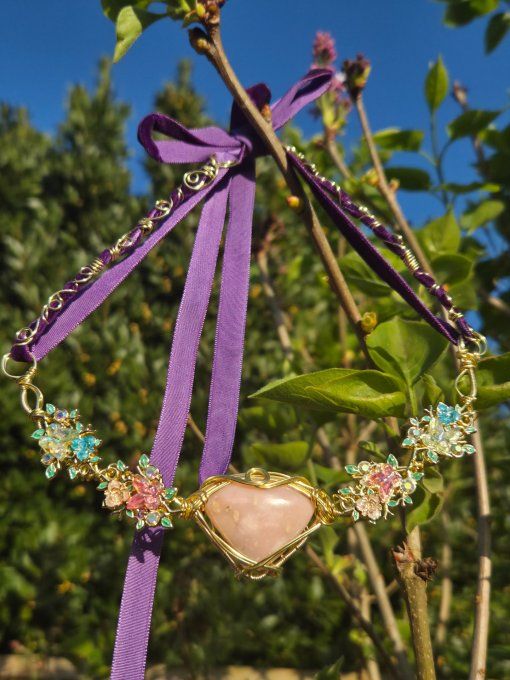 Collier Persephone Opale Rose – Harmonie Émotionnelle & Protection