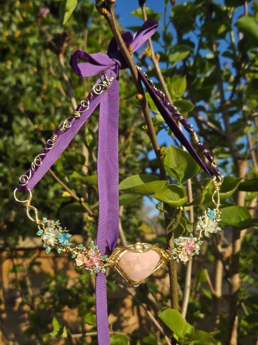 Collier Persephone Opale Rose – Harmonie Émotionnelle & Protection