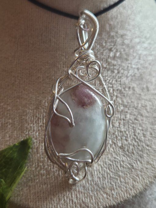 Amulette Tourmaline rose (Rubellite )✨Blessure Émotionnelle et Protection 