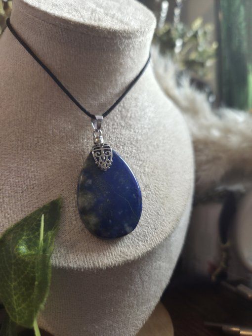 Pendentif percer lapis Lazuli 
