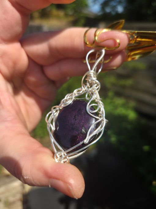 Pendentif Purpurite  – Liberté Intérieure  .