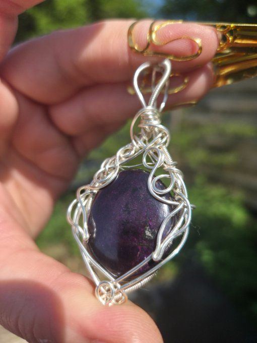 Pendentif Purpurite  – Liberté Intérieure  .