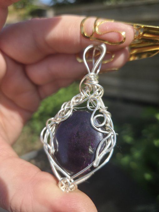 Pendentif Purpurite  – Liberté Intérieure  .