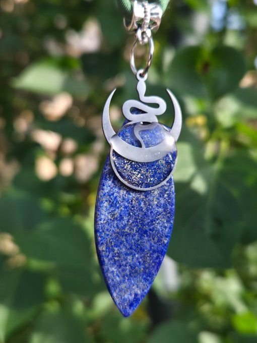 Pendentif  lapis Lazuli  - sagesse et verité