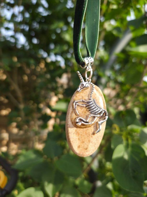 Pendentif Dendrite de manganése