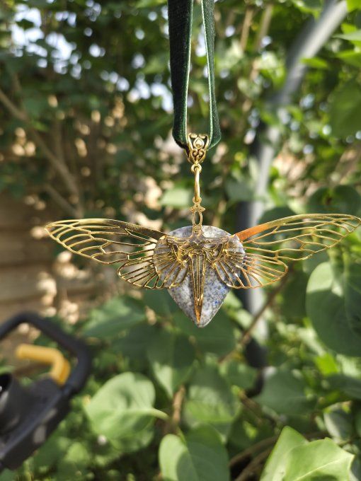 Collier Isis -Lapis Lazuli-Pierre de verité 