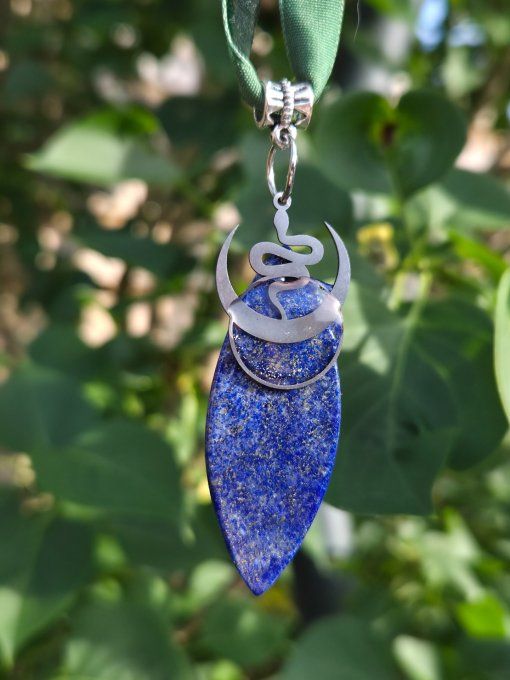 Pendentif  lapis Lazuli  - sagesse et verité