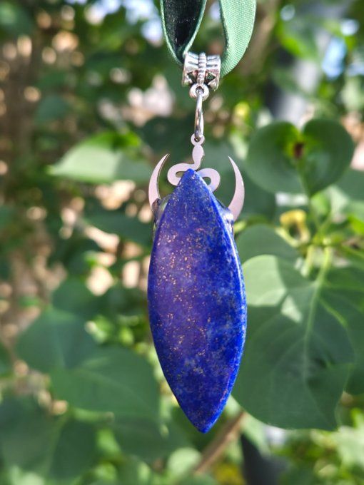Pendentif  lapis Lazuli  - sagesse et verité