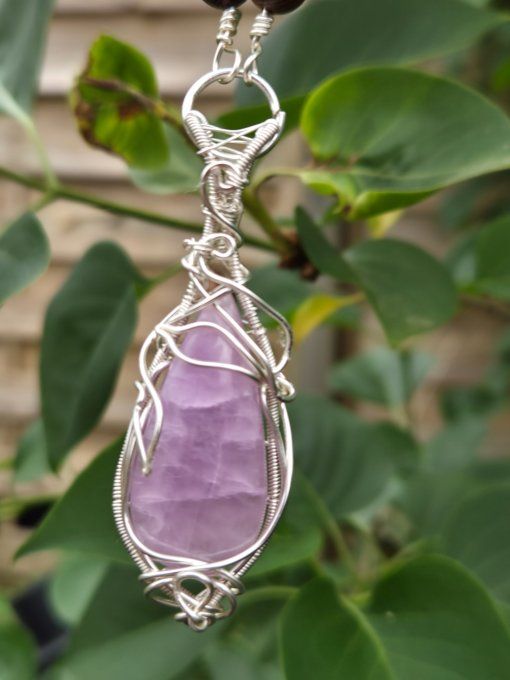  Pendentif Kunzite -Apaisement & Amour de Soi 