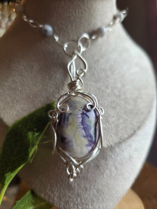 Pendentif Tiffany 's Stone ✨Sérénité et Harmonie✨