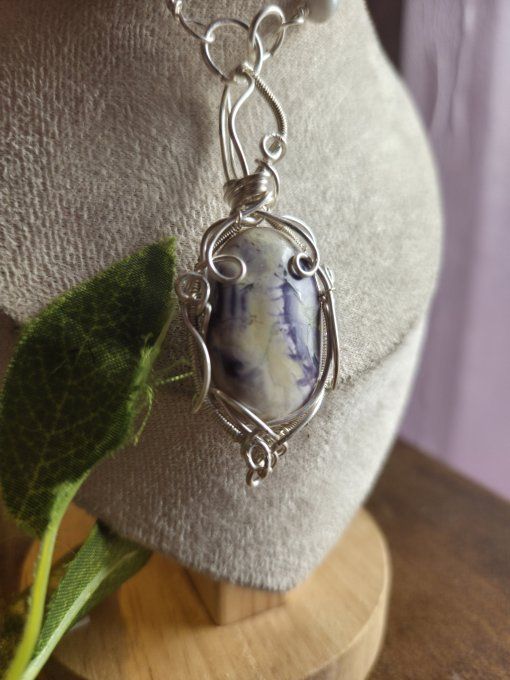 Pendentif Tiffany 's Stone ✨Sérénité et Harmonie✨ 