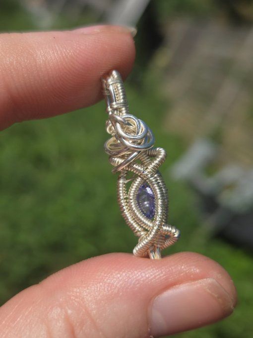 Pendentif Tanzanite ✨Pierre d’Éveil et d’Accomplissement