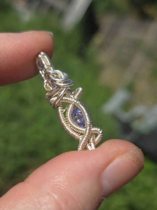 Pendentif Tanzanite ✨Pierre d’Éveil et d’Accomplissement