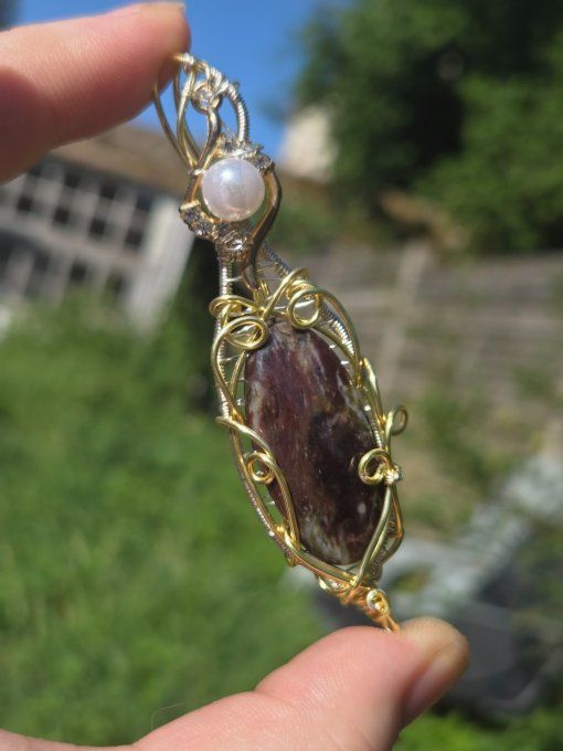 Amulette Sugilite ✨ Pierre De Paix & Delivrance