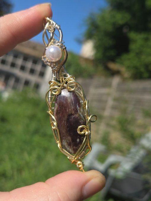 Amulette Sugilite ✨ Pierre De Paix & Delivrance