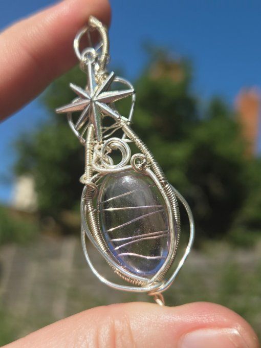 Pendentif  Amétrine -Pierre de de Créativité & Abondance ✨