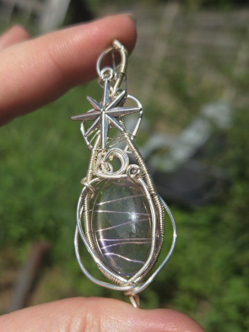 Pendentif  Amétrine -Pierre de de Créativité & Abondance ✨