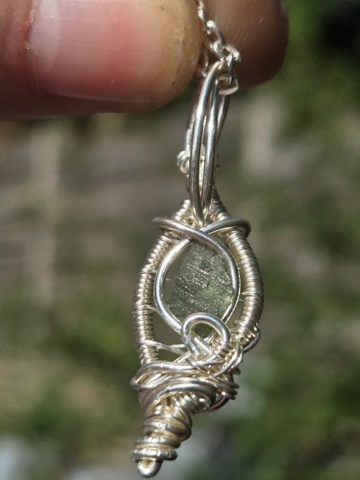 Amulette en Moldavite - Pierre des Étoiles
