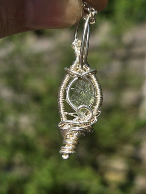 Amulette en Moldavite - Pierre des Étoiles