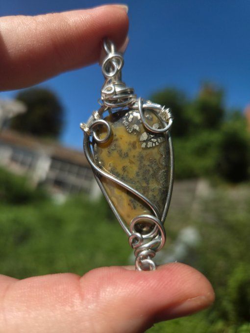  Pendentif Marcassite –✨ mere des pyrite
